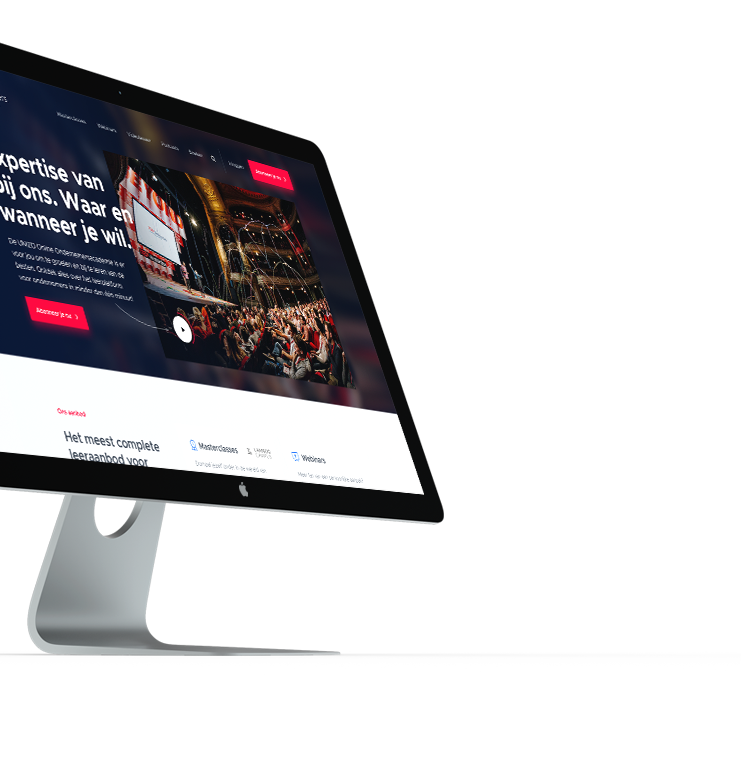 Scherm van Online Ondernemersacademie